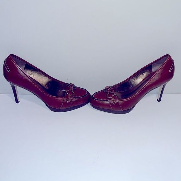 Vintage Talbots collection brown leather 4” heels - Picture 5 of 5